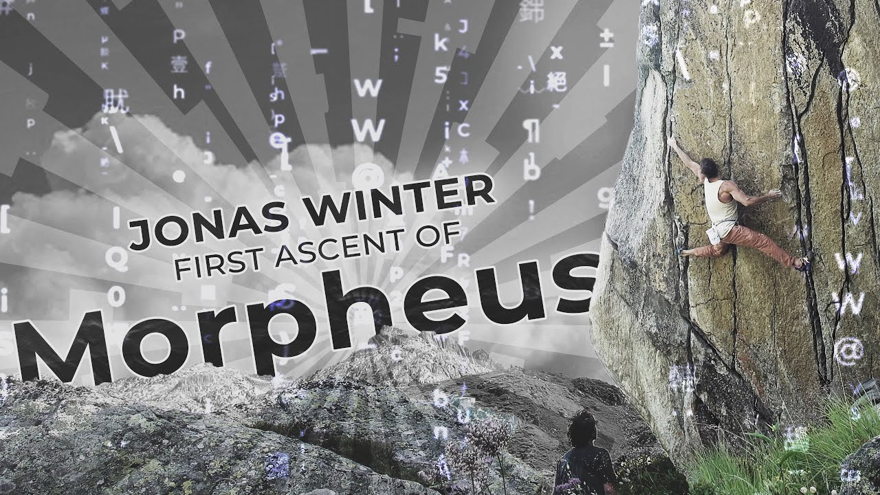 Jonas Winter - Morpheus 8a+ First Ascent