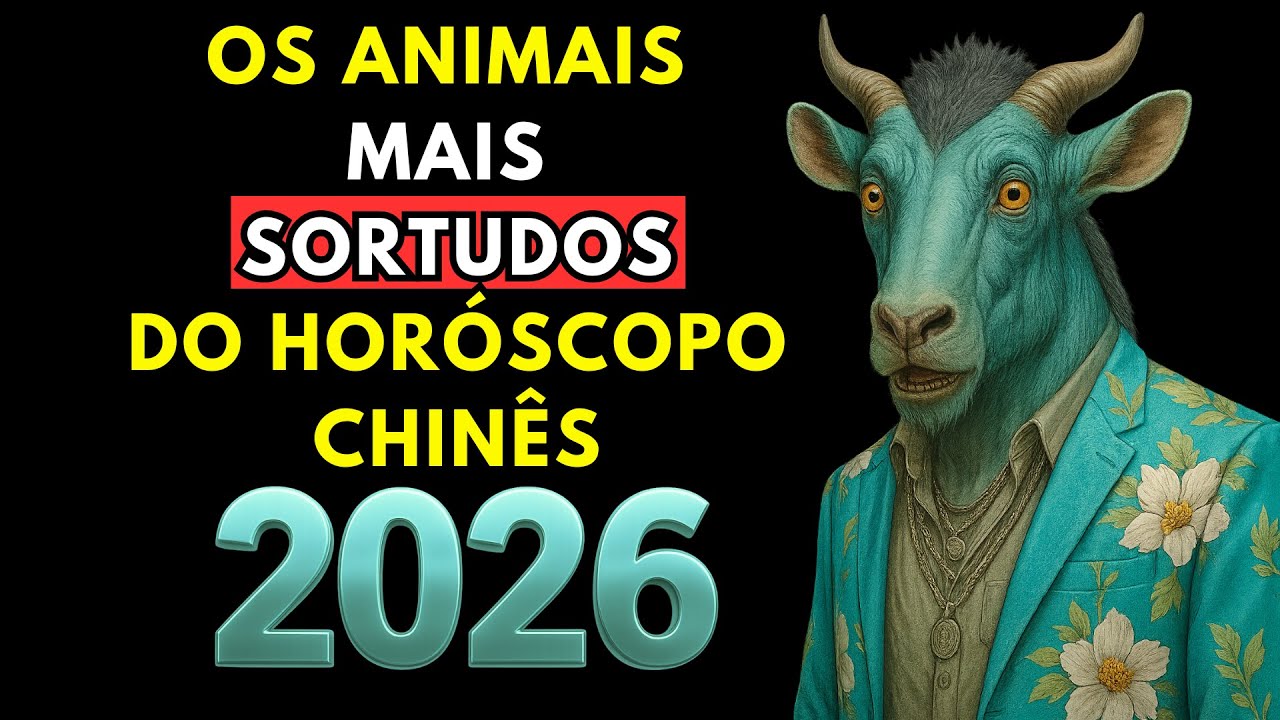 Os animais mais sortudos do horóscopo chinês em 2026