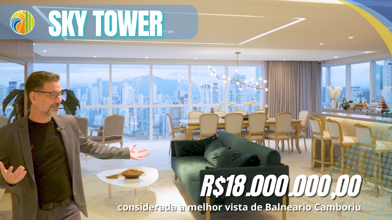 Sky Tower 35, considerada a melhor vista de Balneario Camboriu.