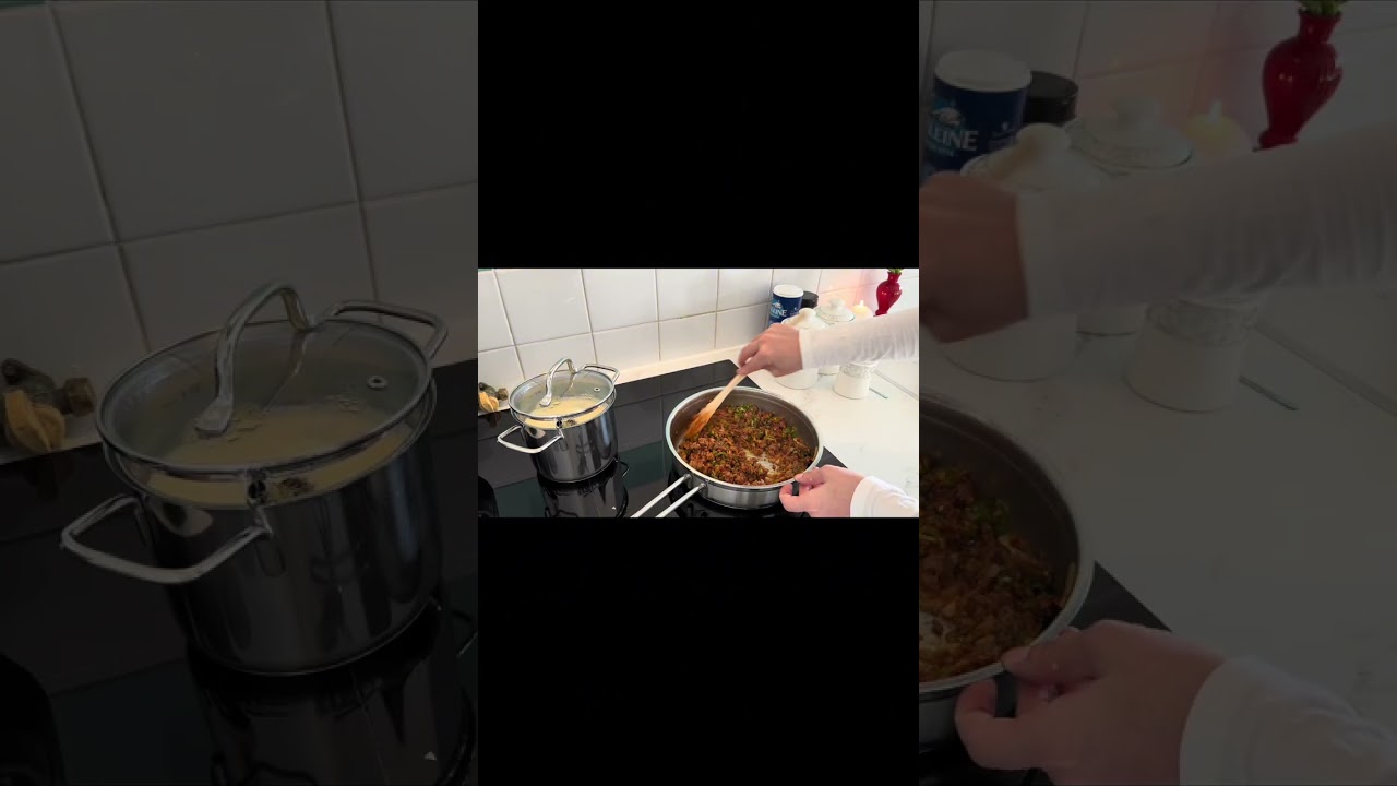 Akşam yemeği için lazanya yaptım. Bütün detayları ile birlikte paylaşıyorum. Lezzetli bir tarif 