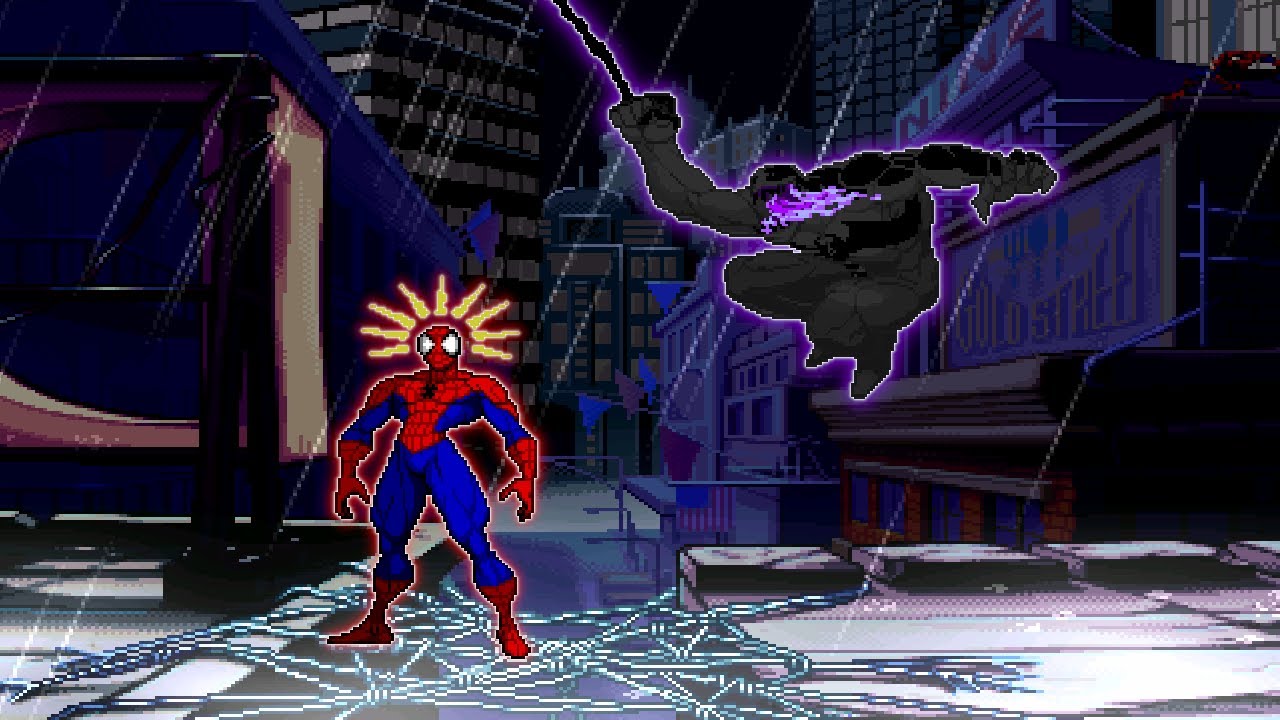 [KOF Mugen] Spider-Man (Prime) VS. Envia