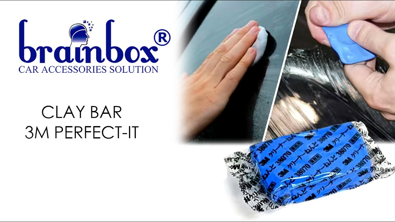 89008 - Clay Bar 3M Perfect It Cleaner Clay Pembersih Noda Cat Mobil Sabun Cuci Detailing Mobil