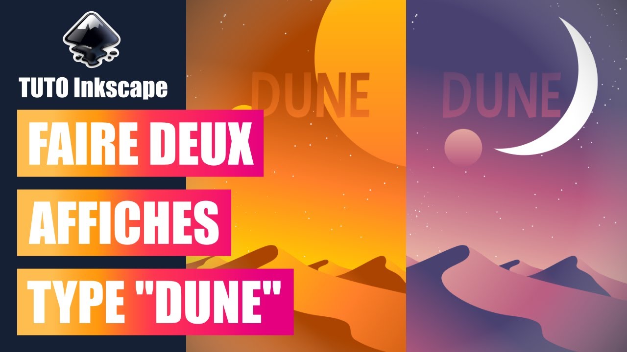 Tuto inkscape : Faire deux affiches type 