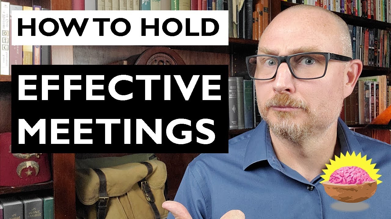 How to Hold Effective Meetings