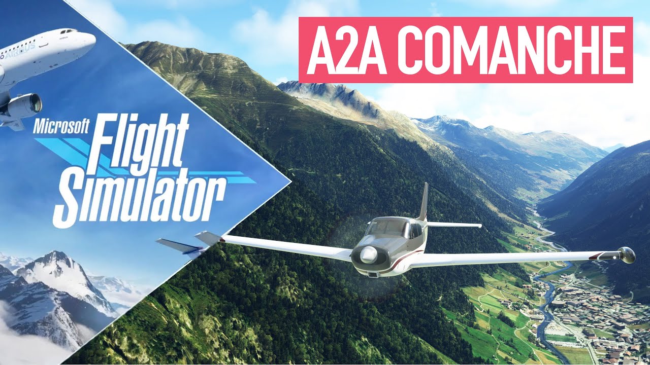 Najlepszy GA - Piper PA-24-250 Comanche od A2A Simulations z technologią AccuSim