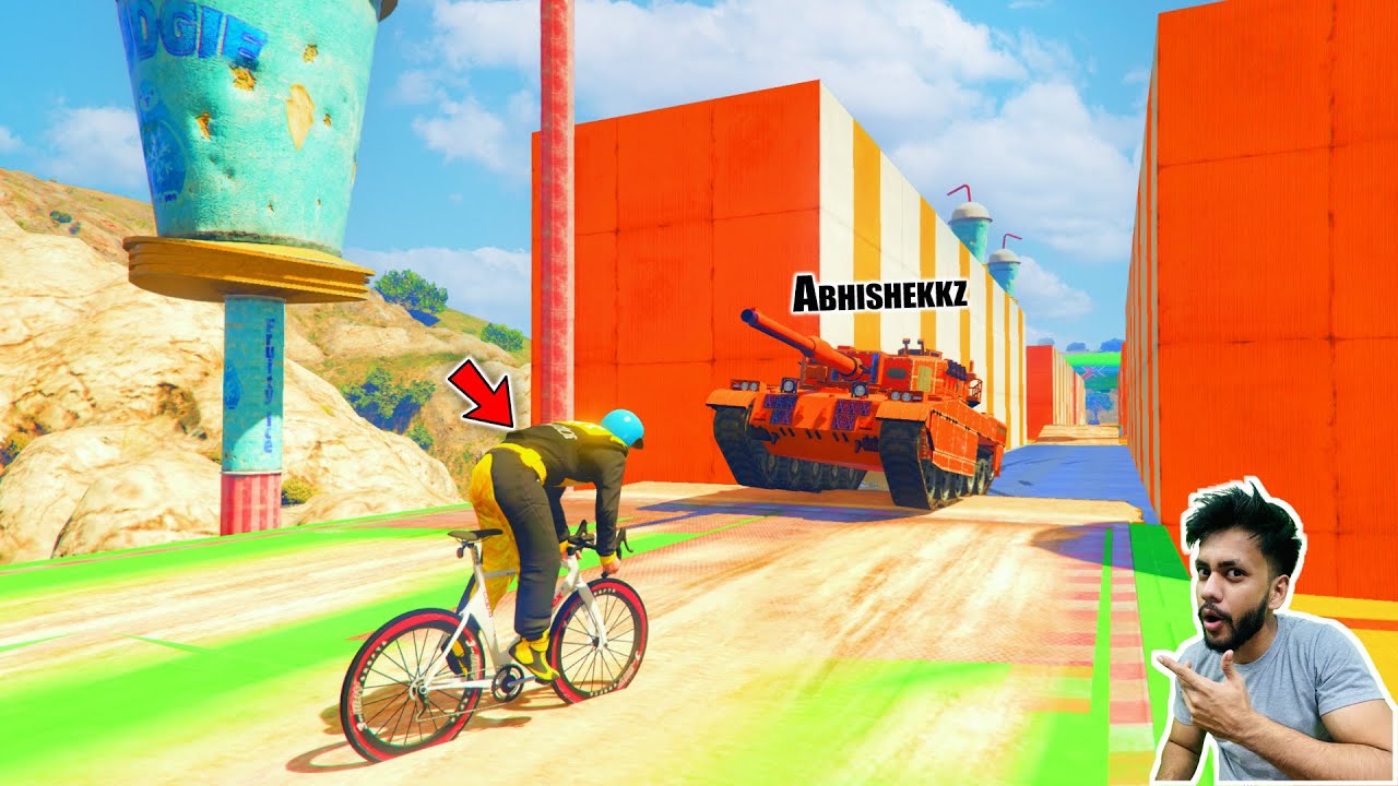 Truck Vs Cycle Snow Face To Face GTA 5