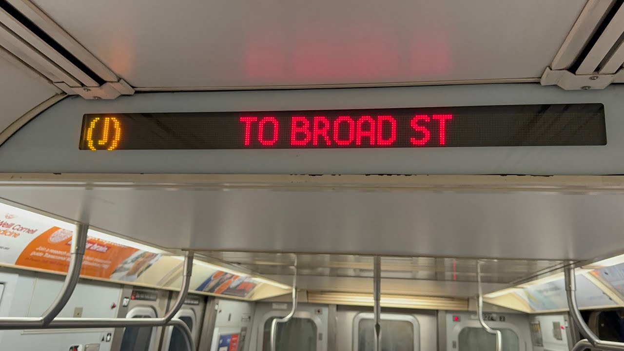 BMT Nassau St Line: R143 (J) Train [Jamaica Center to Broad St #JamaicaEXP]