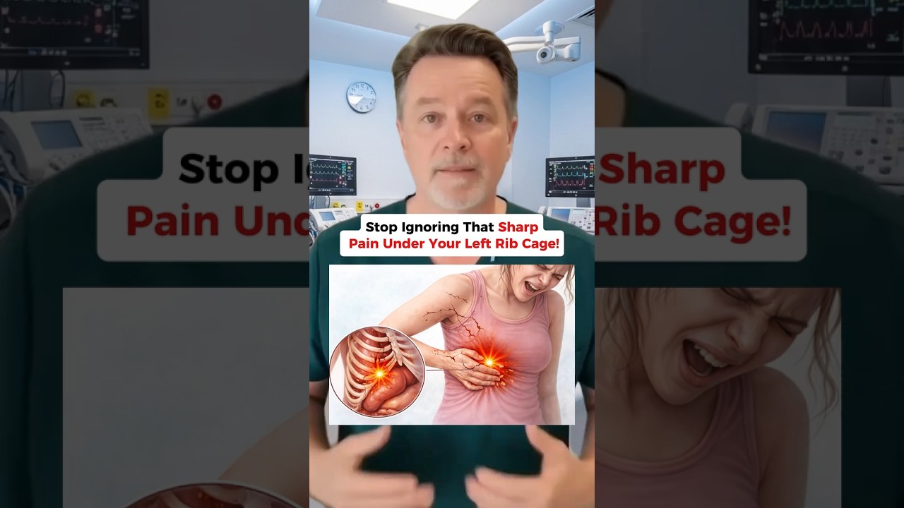 Stop Ignoring That Sharp Pain Under Your Left Rib Cage!  #usa #health #healthy #healthtip #usa