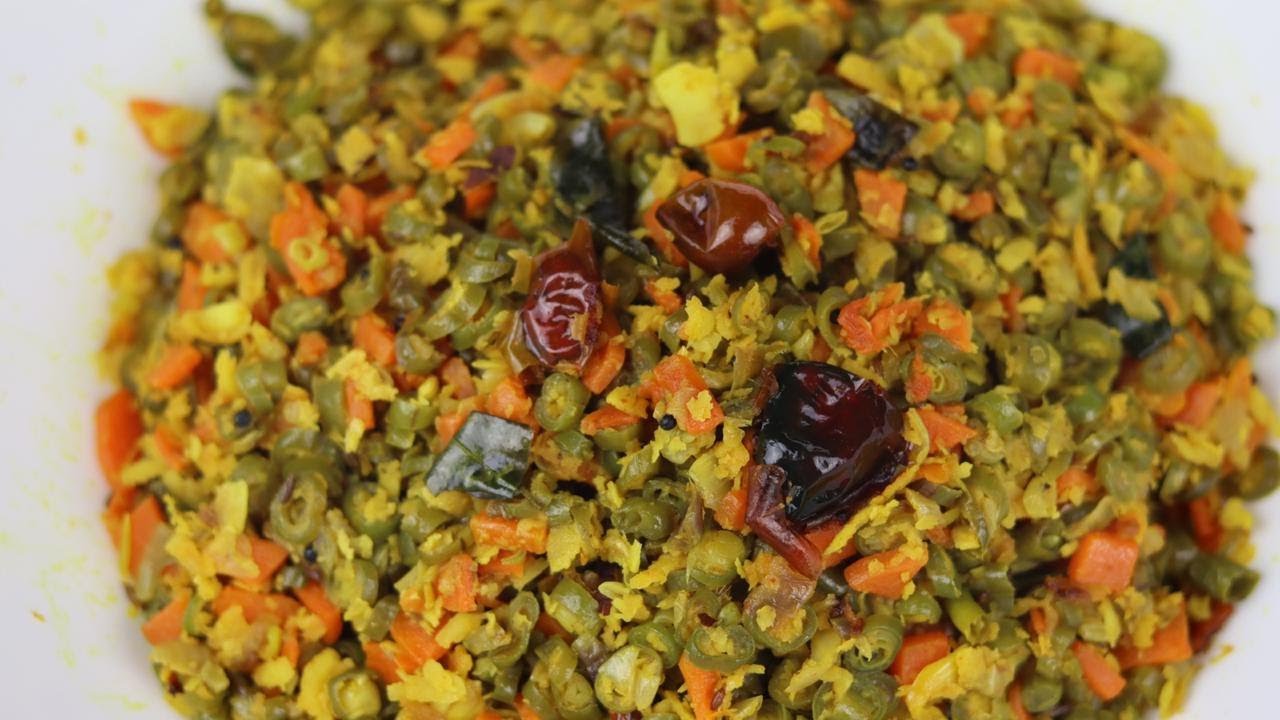 Beans Carrot Thoran ബീൻസ് ക്യാരറ്റ് തോരൻ