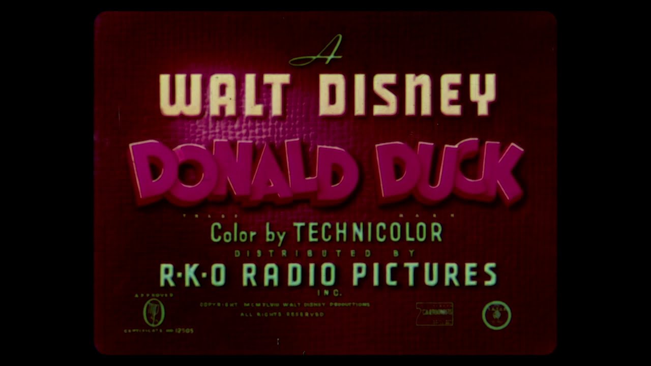 Donald Duck &ndash; Winter Storage (1949) &ndash; original RKO titles