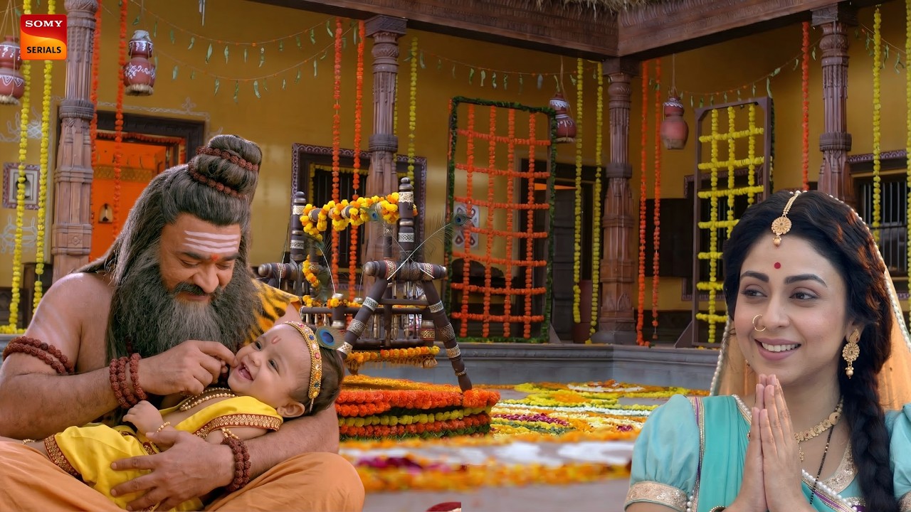 नन्हे कान्हा के घर आए भगवान परशुराम, दिया दिव्य आशीर्वाद|| Yashomati Maiya K Nandlala