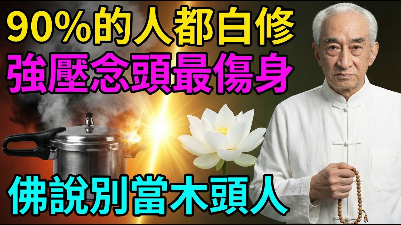 南懷瑾：為什麼你越打坐身體越差、脾氣越壞？別再把「壓抑」當修行！老中醫都不敢說的真相：這3個「養生誤區」正在掏空你的元氣！#身心健康 #禪修陷阱 #南懷瑾 #焦慮症 #高血壓 #靜坐 #氣脈疏通 #佛