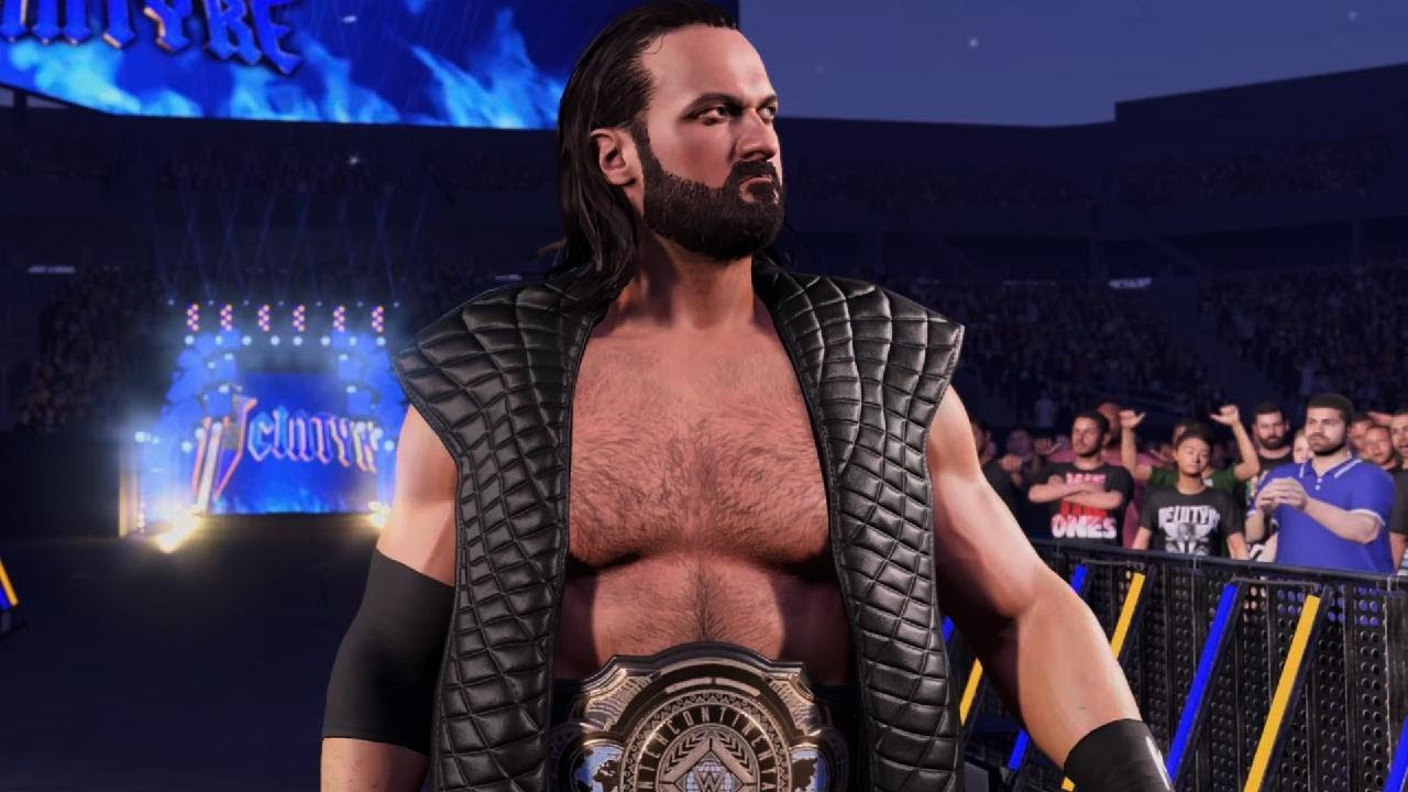 Drew Mcintyre Vs Gunther WWE Intercontinental Title Match 2K25
