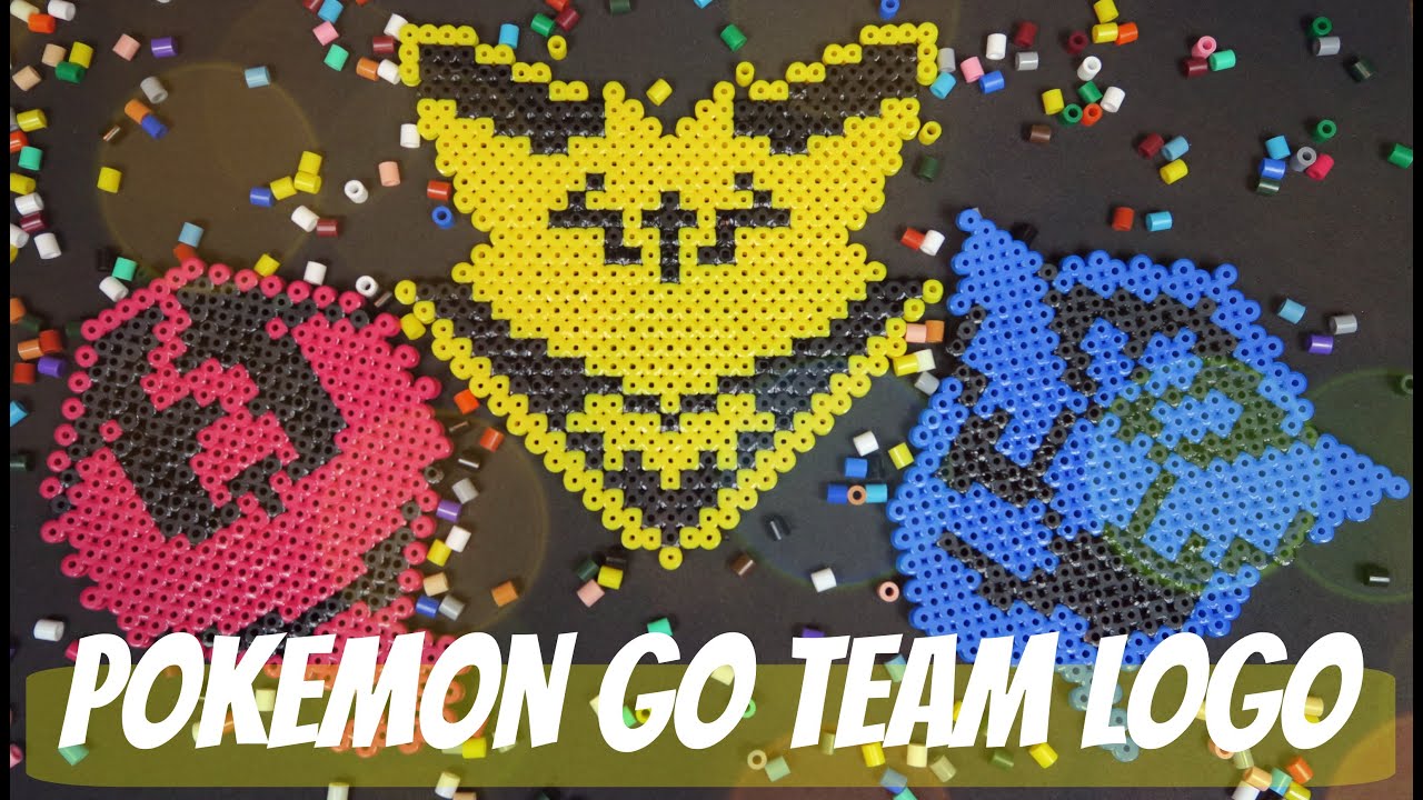 Pokemon Go Perler Beads Logo #TeamInstict - NerDIY