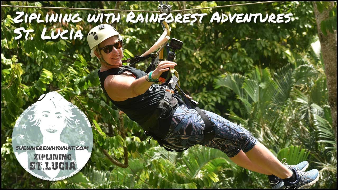 Zipline, St Lucia - with Rainforest Adventures