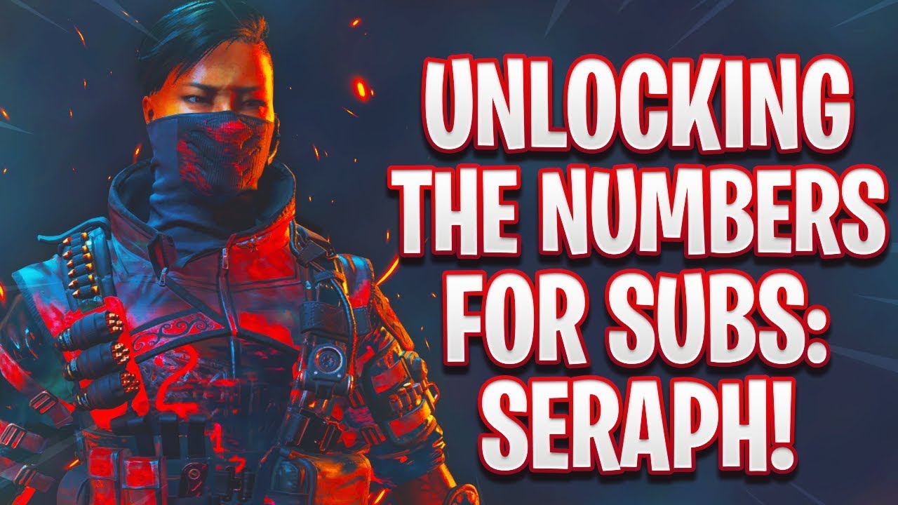 UNLOCKING THE NUMBERS OUTFITS FOR SUBSCRIBERS!/SERAPH NUMBERS OUTFIT EASY UNLOCK! (COD BO4)