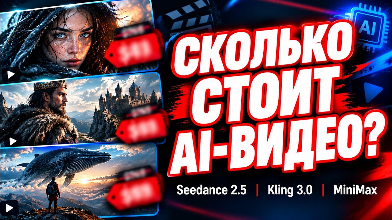 Сколько РЕАЛЬНО стоит генерация AI-видео в 2026?