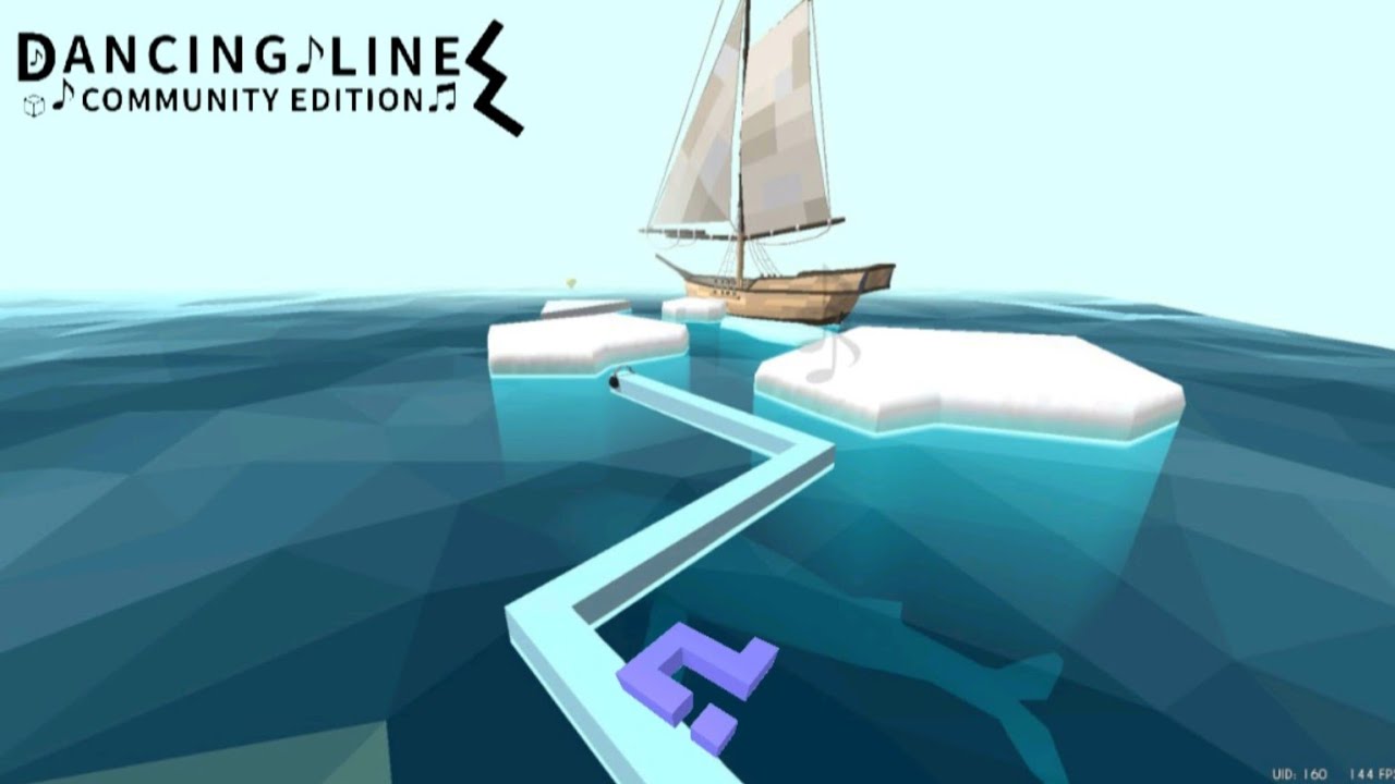 [Dancing Line Community Edition PC] Journey (2160P (4K), 16:9, 144 FPS) (DLCE PC)