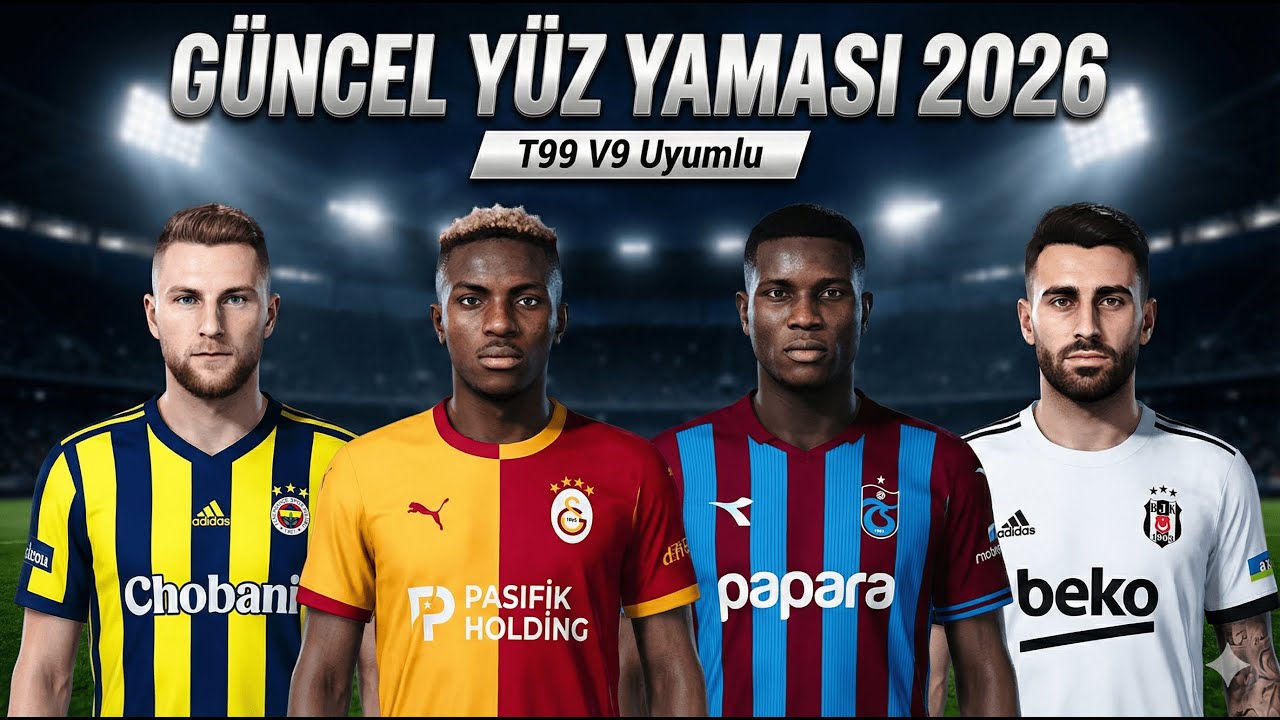 PES 2021 Güncel Yüz Yaması 2026 (T99 V9 Uyumlu) | En İyi Face Pack + Kolay Kurulum Rehberi