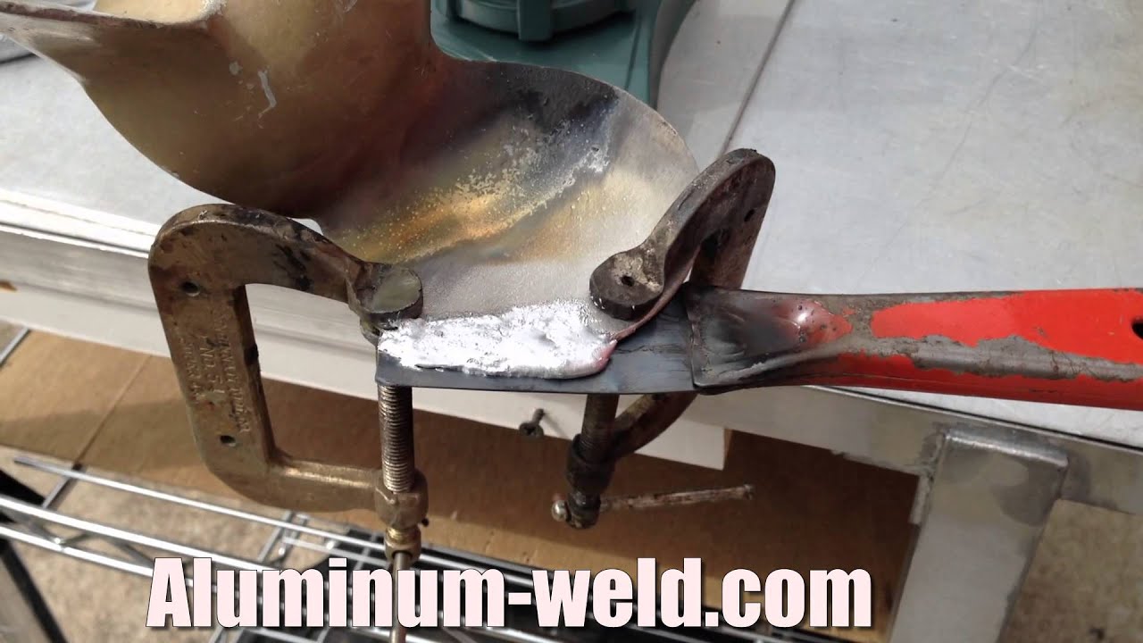 Aluminum Propeller Repair with a Propane Torch with HTS-735-11