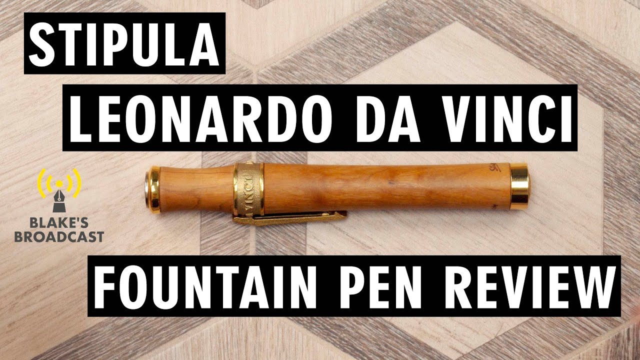 Перьевая ручка Stipula Leonardo Da Vinci без колпачка 4K