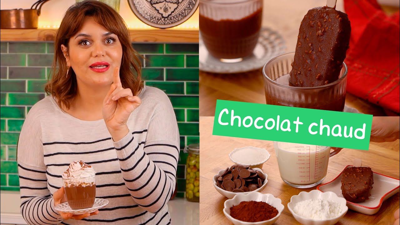 😋 كيفية تحضيرمشروب الشوكولاتة الساخن ☕️ ألذ المشروبات الشتوية