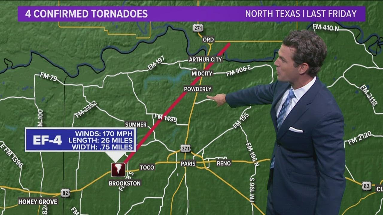 North Texas tornado upgraded to EF-4 with 170 mph winds
