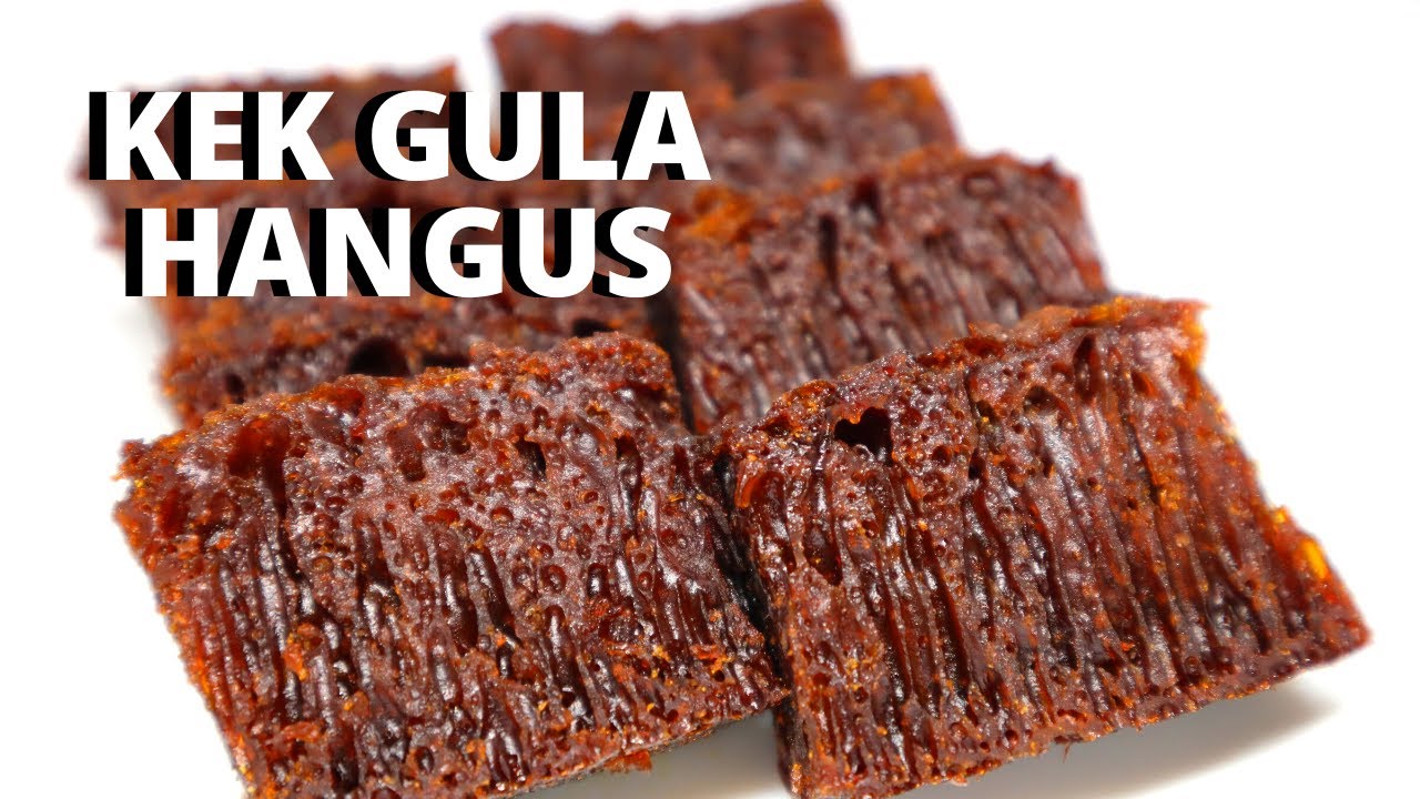 Resepi Kek Gula Hangus | Pasti Jadi Sarang Semut | Kek Sarang Semut