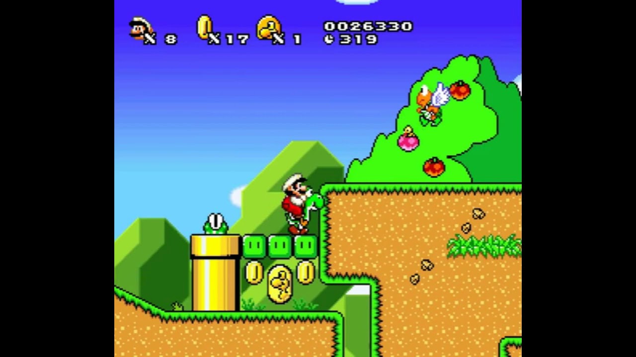 SMW Custom Music - Super Mario Galaxy 2 - Yoshi Star Galaxy (By Wyatt)