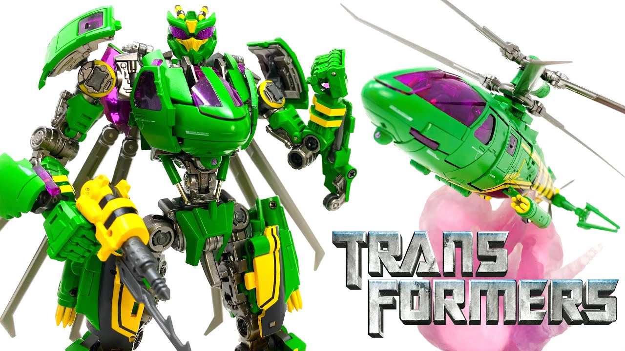 Trojan Horse TH-01 HURRICANE Transformers MOVIEVERSE Sikorsky Helicopter WASPINATOR Review