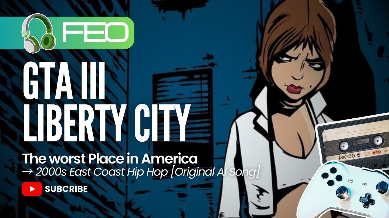 GTA III - LIBERTY CITY | The worst place in America | 2000s East Coast Hip Hop (Original AI Song)