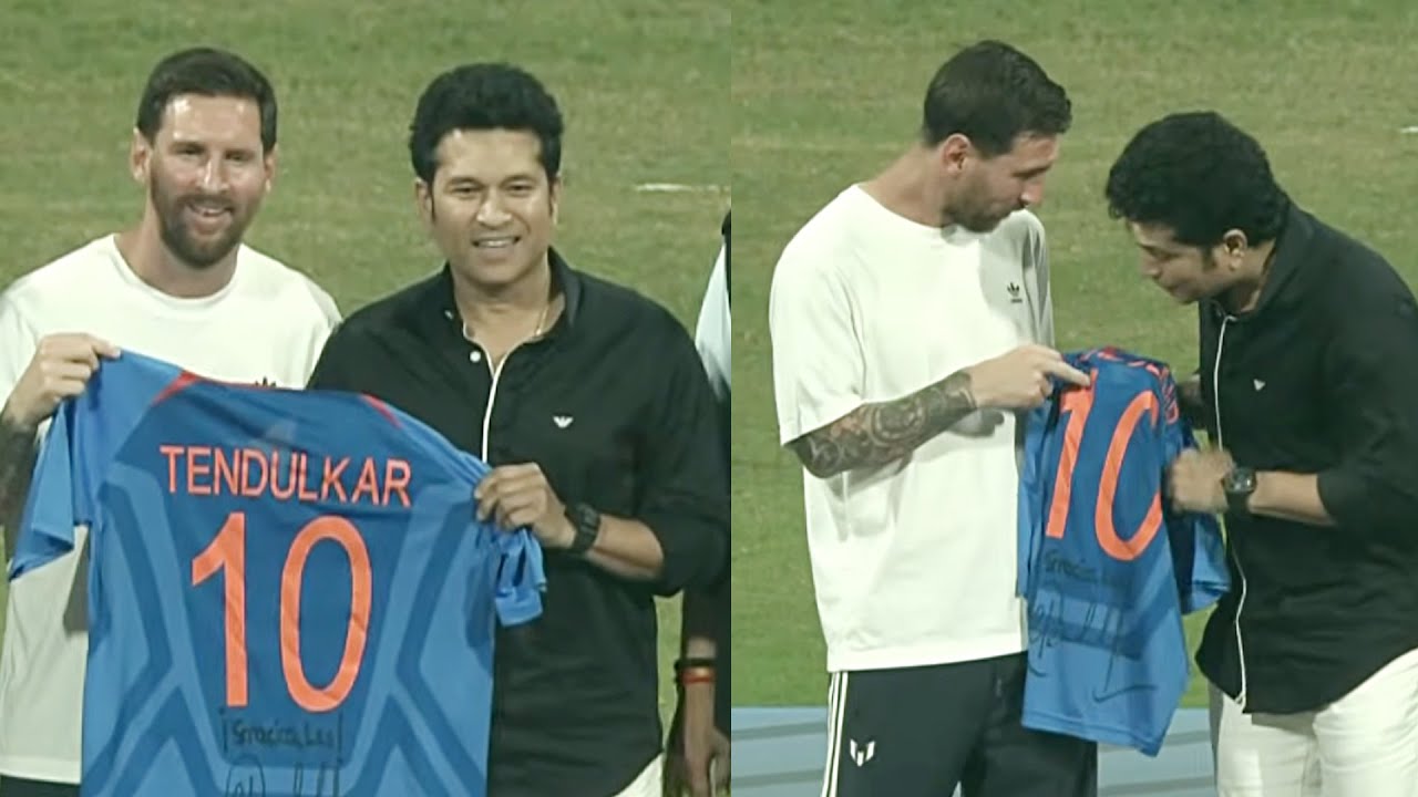 Lionel Messi And Sachin Memorable moments  At Wankhede Stadium | Messi India Tour | Daily Culture