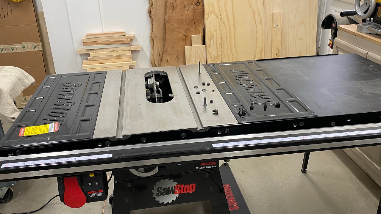 SAWSTOP  Contractor Grade Table Saw CNS175 Final Assembly - Part 7 @Michael-Homerepair76