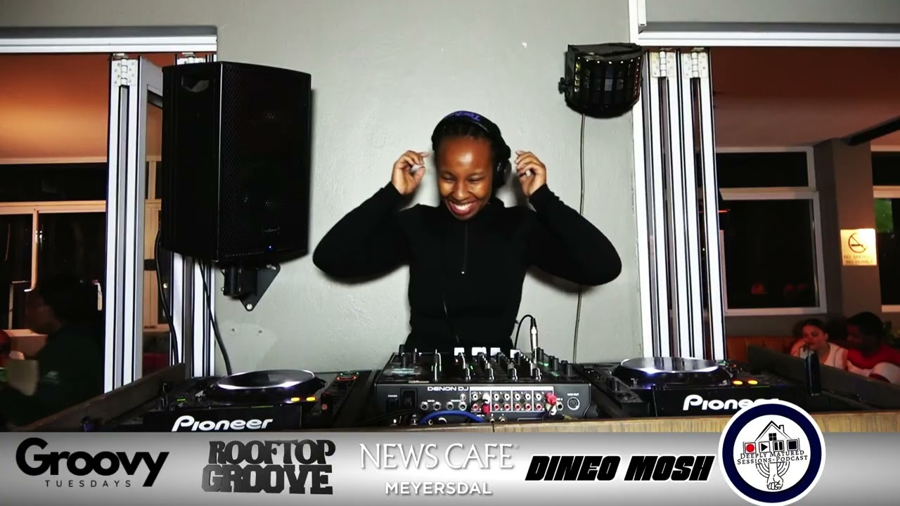 Dineo Mosh – 3Step/Afro House Live Mix | Rooftop Groove | Newscafe - Meyersdal
