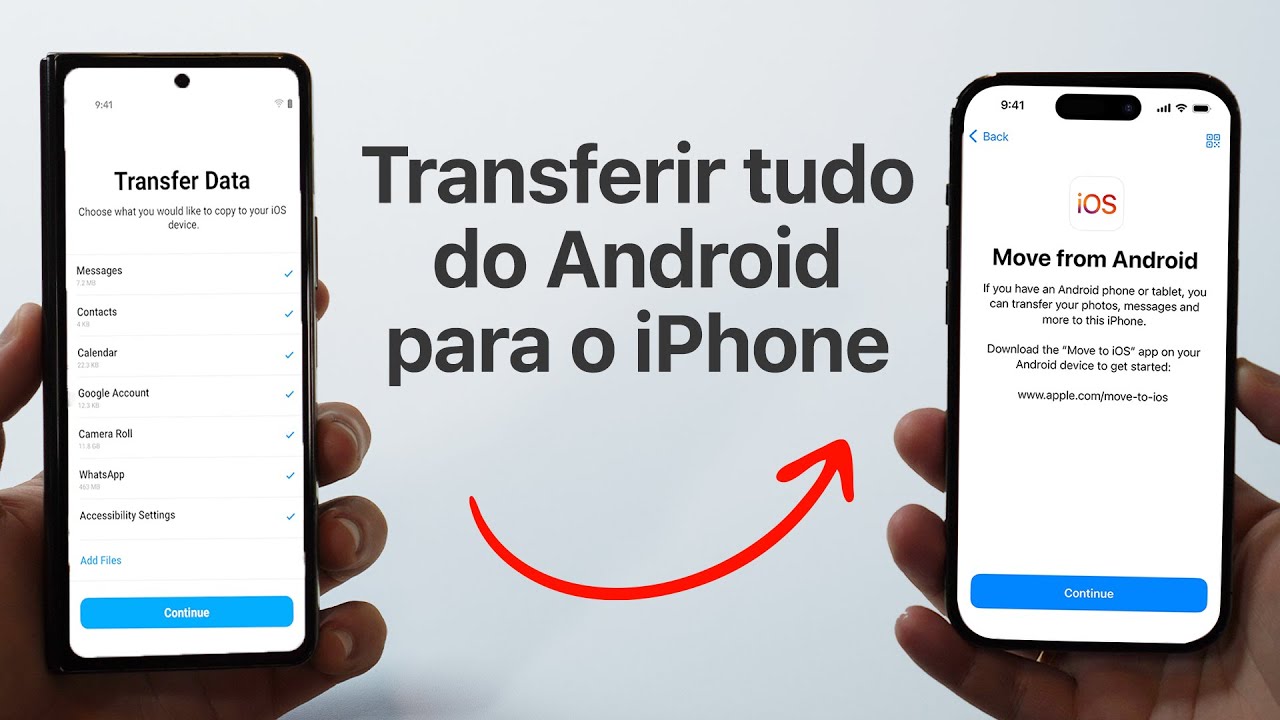 (2025) Como Transferir TODOS os Dados do Android para o iPhone - Passo a Passo