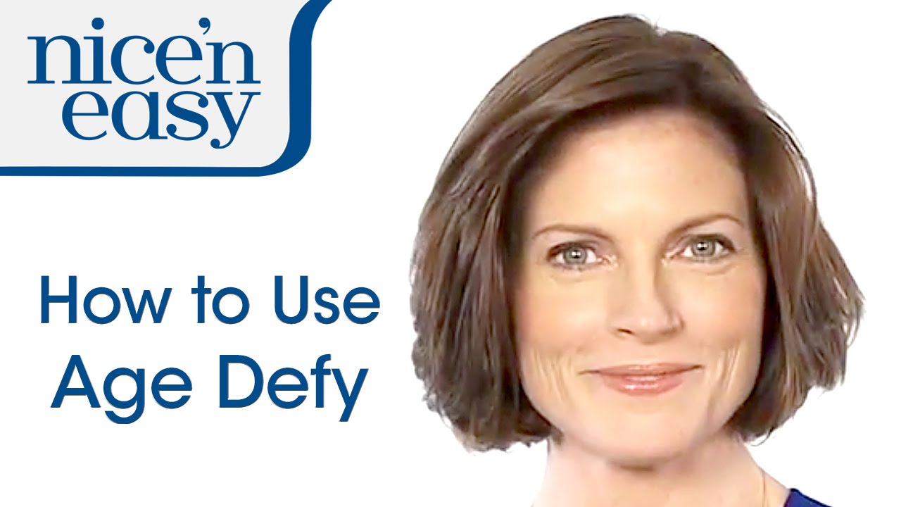At Home Hair Dye: How to Use Age Defy Hair Colour | Nice 'n Easy