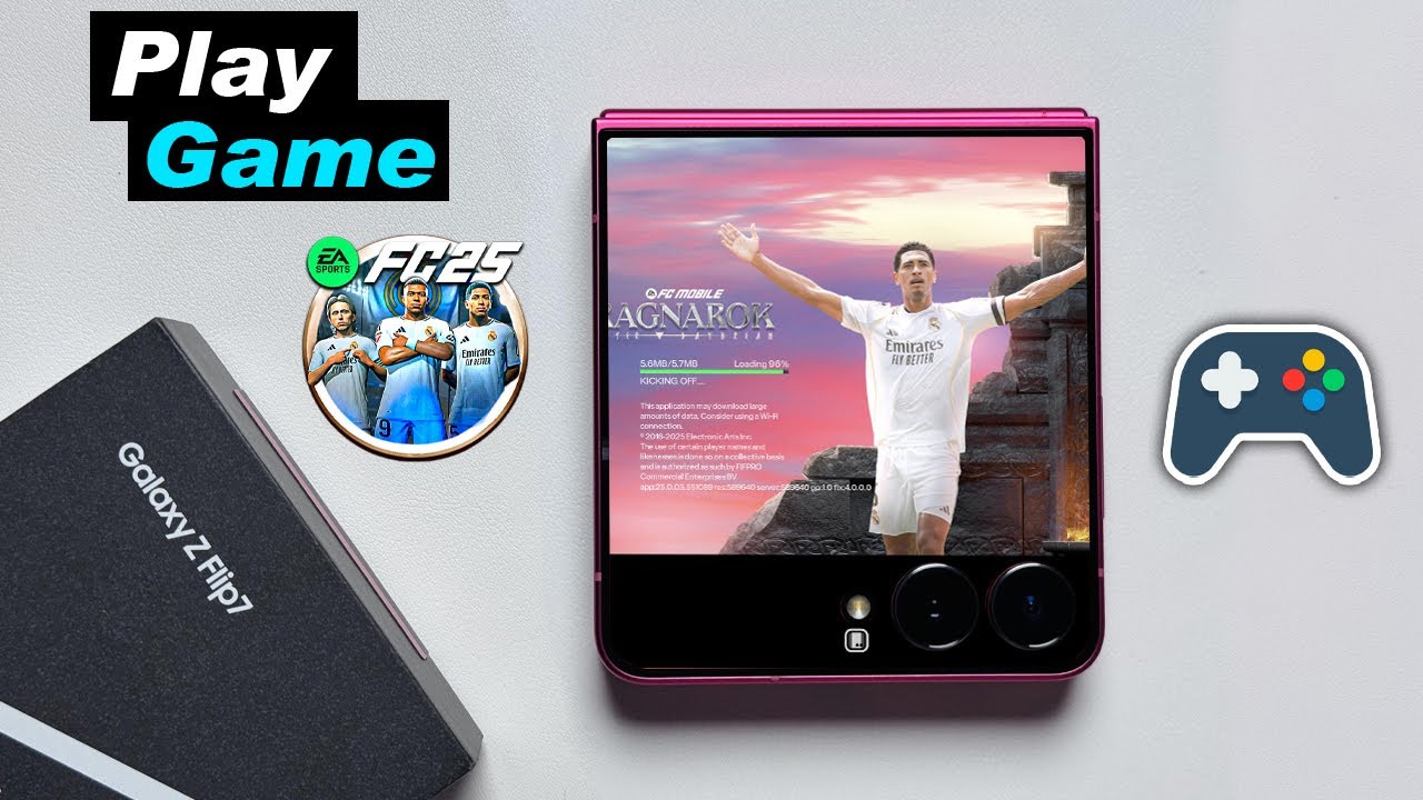How to play a Game on Samsung Galaxy z flip 7 Cover Screen