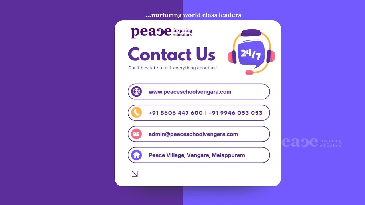 📢 The wait is over! Get a glimpse of the future of education at Peace Public School, Vengara 🏫✨