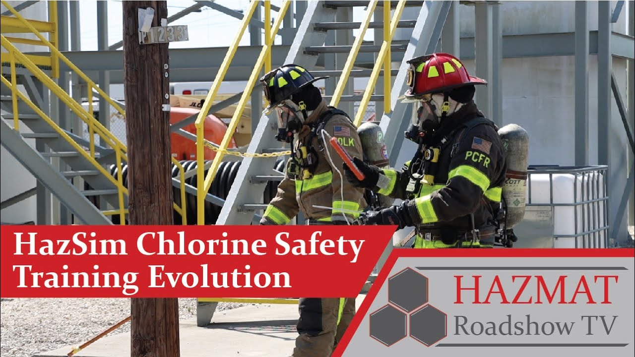HazSim Hazmat Chlorine Safety Training Evolution - Polk County Fire Rescue Hazmat Roadshow TV S01E04