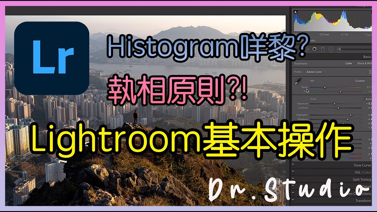 新手Lightroom Histogram指南!!! //Lightroom速成[廣東話]
