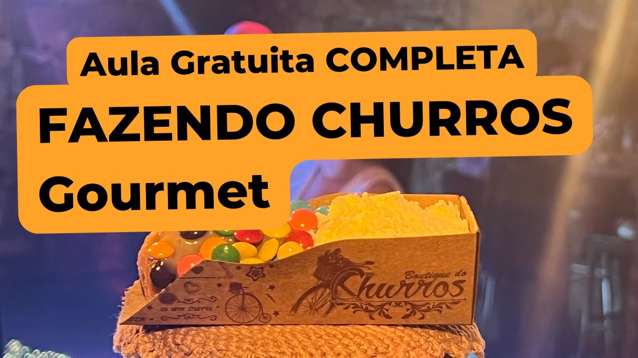 CHURROS profissional APRENDA