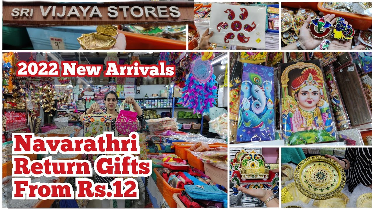 Mylapore Vijaya Stores Navarathri Golu Return Gifts from Rs.12 | Budget Friendly Return Gifts