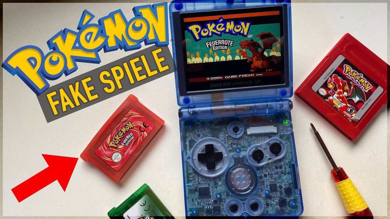 Pokemon Fake Spiele auf Ebay (Repros)