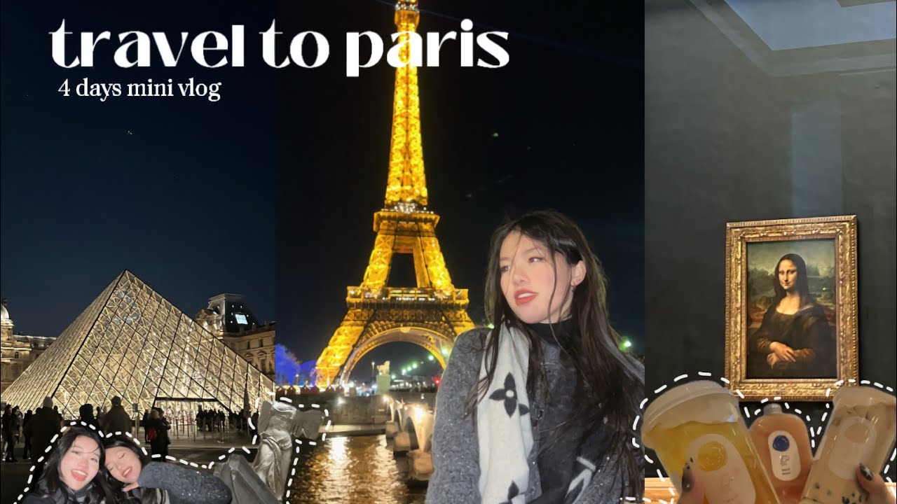 VLOG | viaje a PARIS: torre EIFFEL, museo del LOUVRE, arco del TRIUNFO+ POPMART unboxing! ✈️🇫🇷
