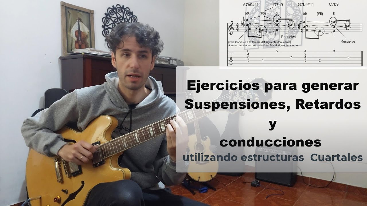 Ejercicios para generar Suspensiones, Retardos y Conducciones ( utilizando cuartales)