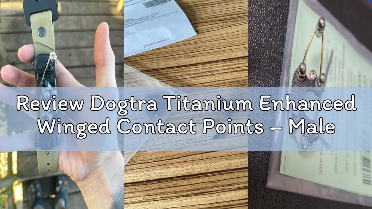 Review Dogtra Titanium Enhanced Winged Contact Points – Male – for X-Series (280X, 1900X, ARC-X), 20