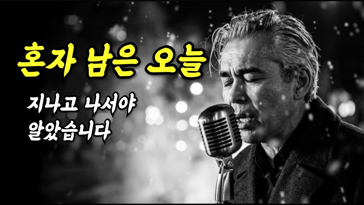 [후회] 혼자 남은 오늘 | 모든 게 내 잘못은 아니었다… 중년의 후회를 담은 발라드 트로트 | 가슴을 울리는 인생 트로트| 감성 트로트