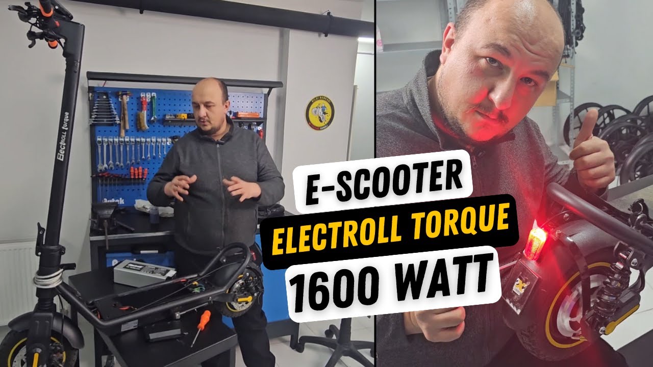 ELECTROLL Torque Çift Motor 1600 Watt / 45 Km Hız ve 45 Km Menzil #elektrikliscooter