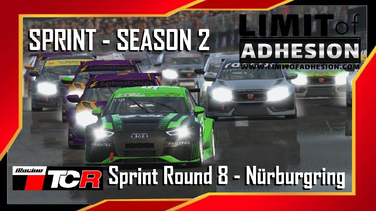 iRacing Limit of Adhesion Racing League - Sprint Season 2 -TCR - Round 8 - N&uuml;rburgring