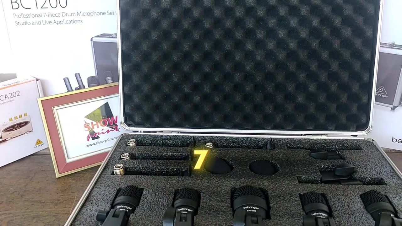 🥁 Behringer BC-1200 – O Kit de Microfones Completo para Bateristas! 🎤